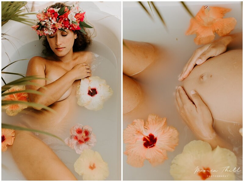 Moorea Thill Photography- Maternity Milk Bath -1-1