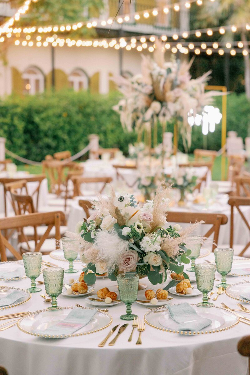 A Key West wedding reception at The Ernest Hemingway Home