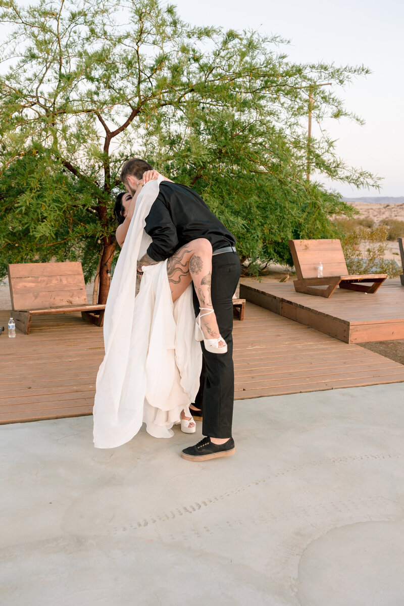 Lindsey + Anthony Joshua Tree Wedding-840