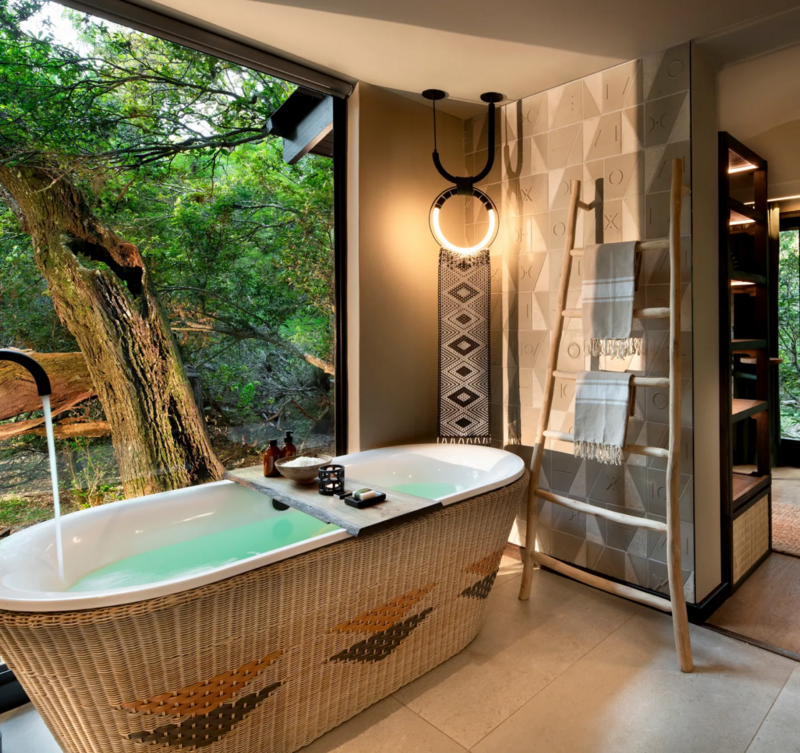 Luxury Bathroom at Phinda Forest Lodge