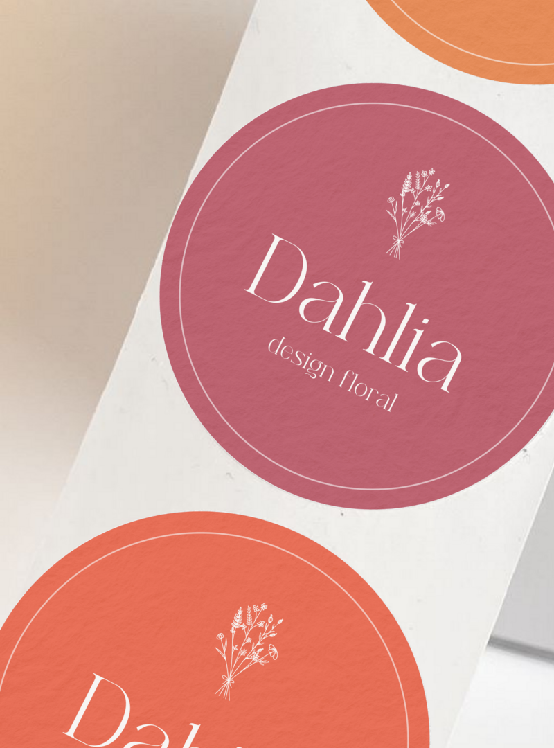 Supports de communication pour fleuriste Strasbourg⎜Calathea