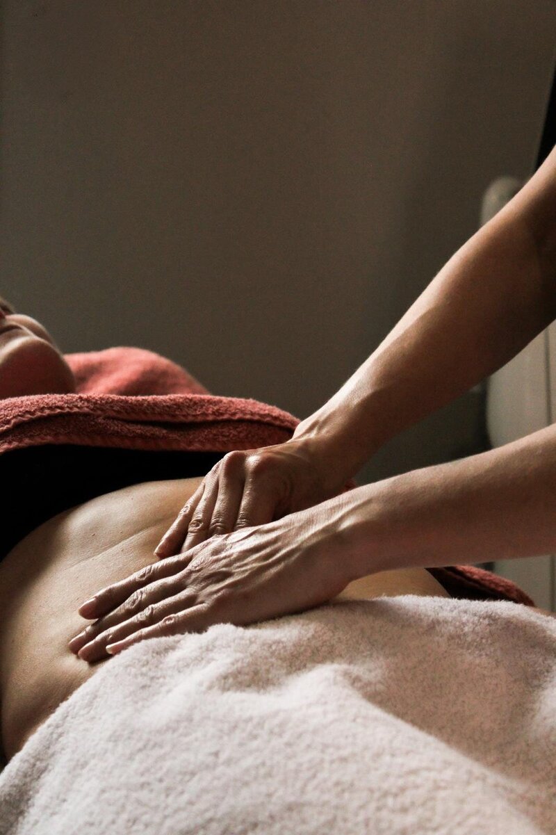 femme subissant un drainage lymphatique