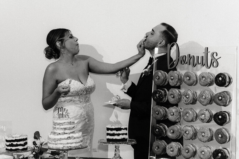 Emily and Danny with cake