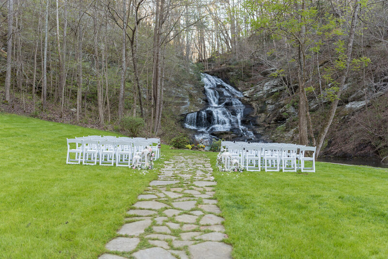 Waterfall wedding venue Atlanta GA