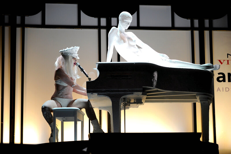 2 Lady Gaga in amfAR NYG copy 2