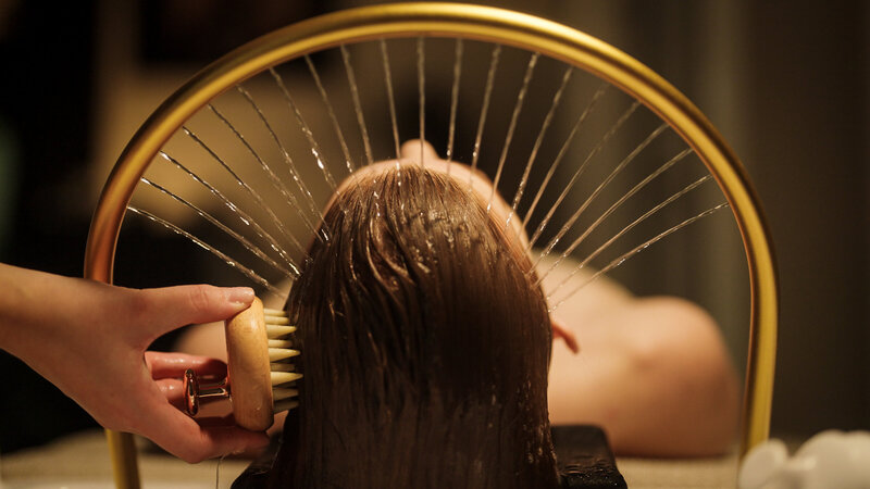 Headspa service Fort Wayne, Indiana. Scalp treatment.