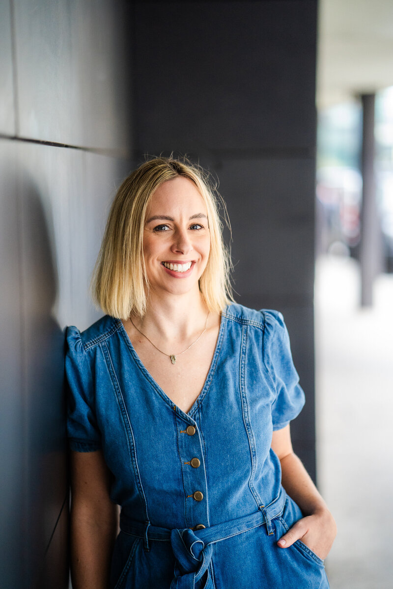 natalie doherty career coaching standing in an office