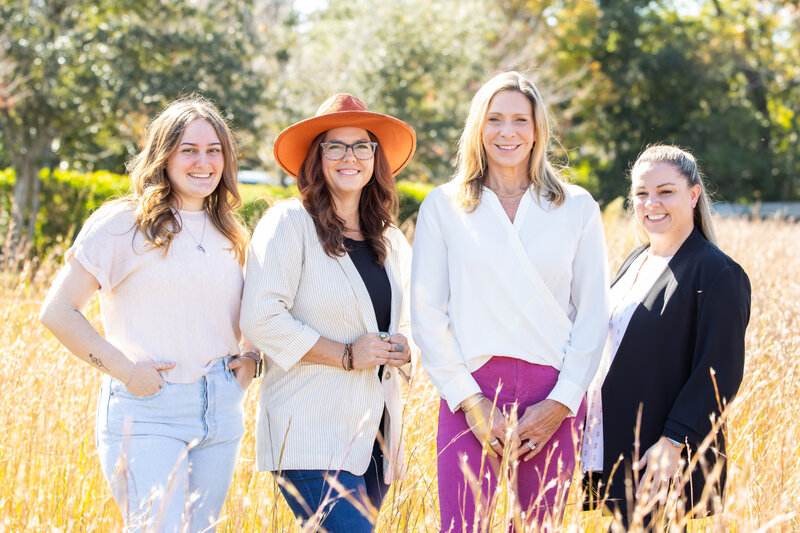 Devynn, Chiropractic/office assistant, Dr. Sandra Buffkin, DC, Dr. Tori Ritchie, DC, and Candice, office manager