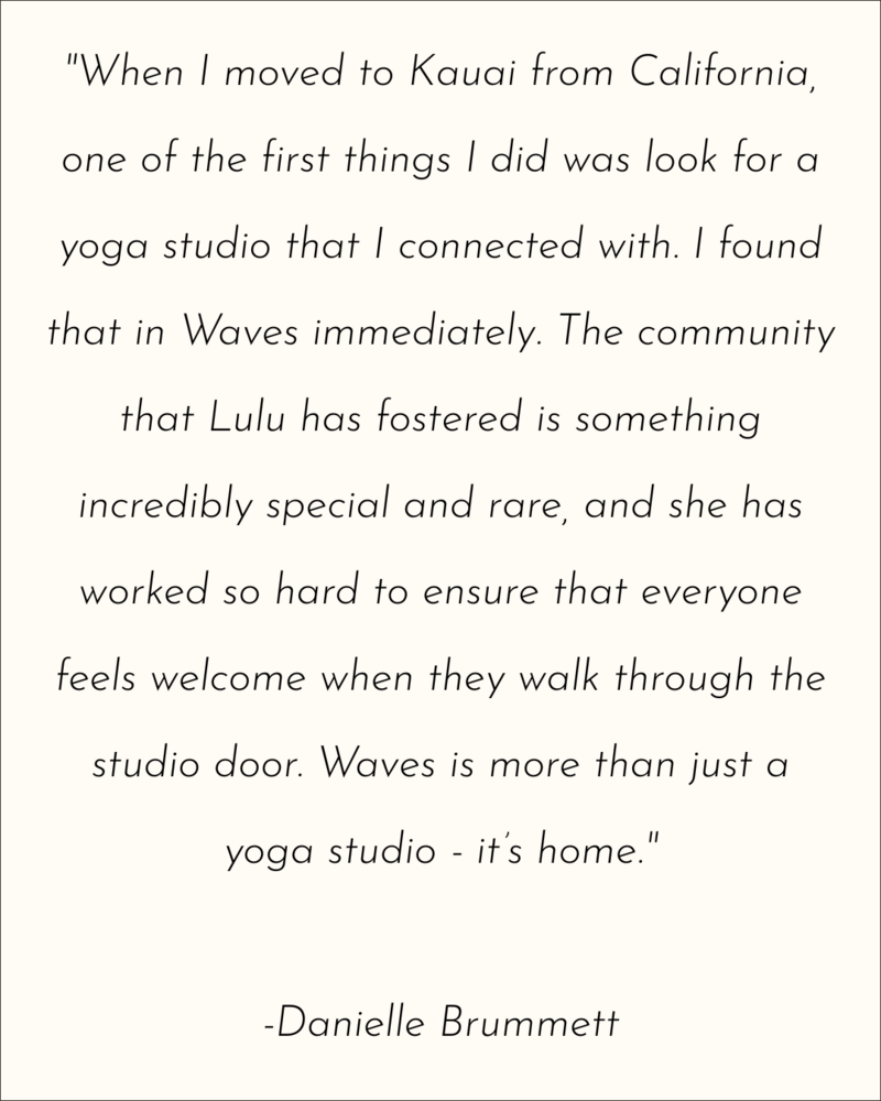 Waves Yoga Kauai Testimonials and Reviews