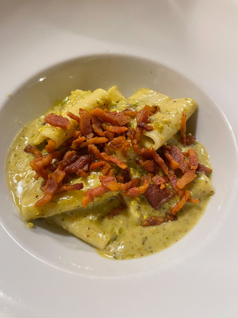 Pasta at Trattoria Molinara in Verona, Italy