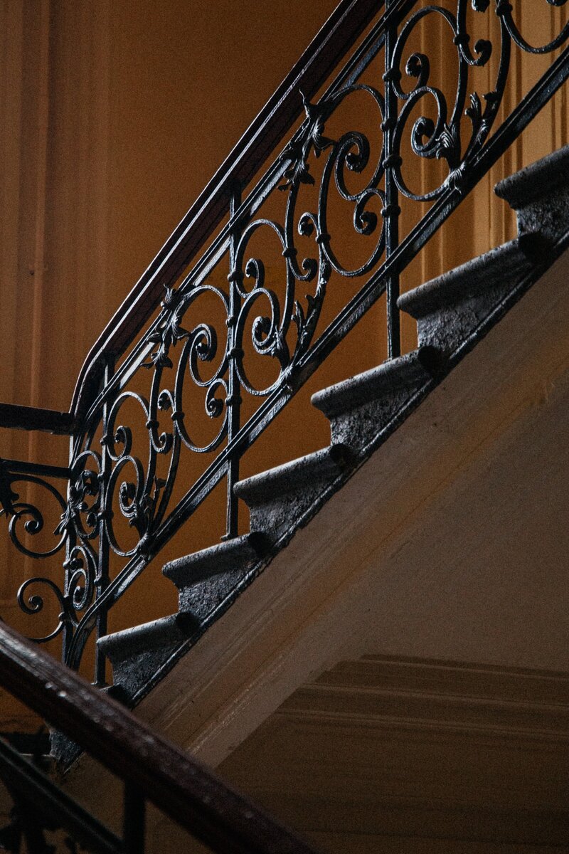 iron staircase