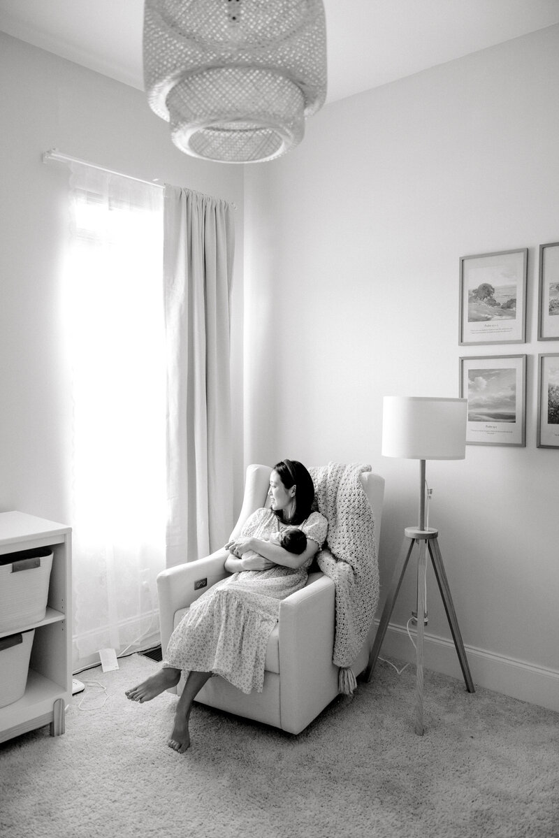 In Home Newborn Photo Session Nashville TN