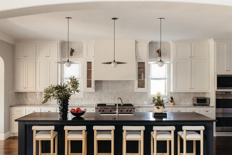 Natural, warm, whimsical kitchen, designed by Hope Miriam Designs in DFW