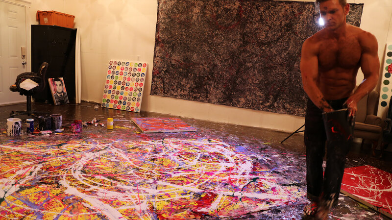 Brent Ray Fraser DNA Drip Painting - APril 22, 2015_03
