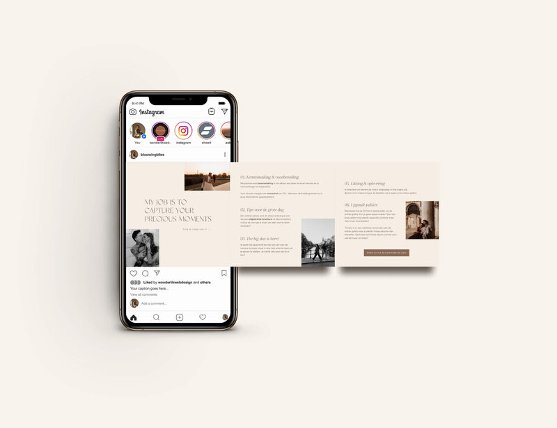 Instagram templates voor fotografen