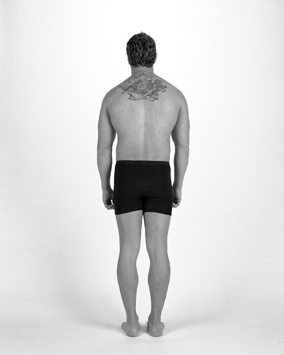 Brent Ray Fraser Transitional Culture Before Photo Back Self Portrait 2005