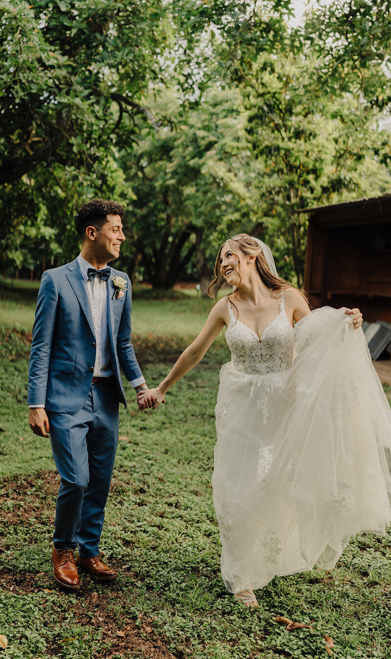 bride and groom portraits florida wedding