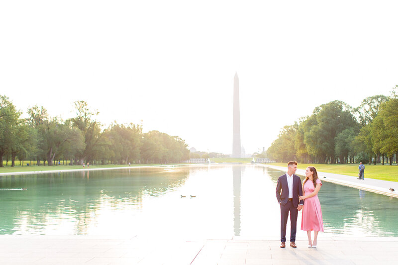 Lincoln Memorial Engagement Session DC Wedding Photographer-7