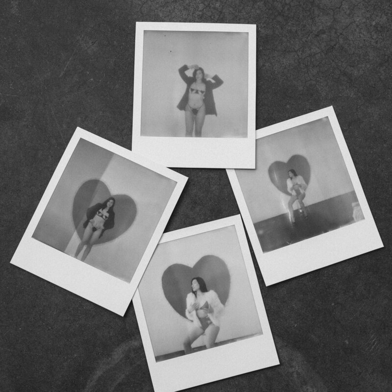 bay area polaroid boudoir session