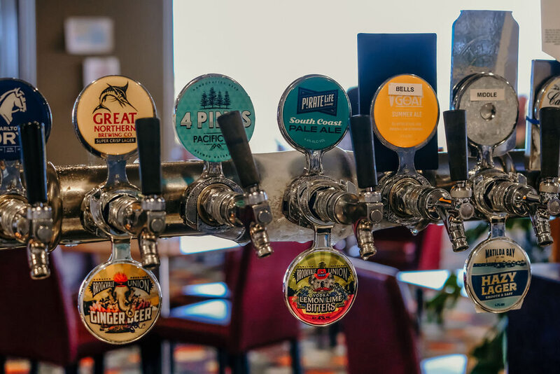 A range of cold beers on tap at the Warrnambool RSL
