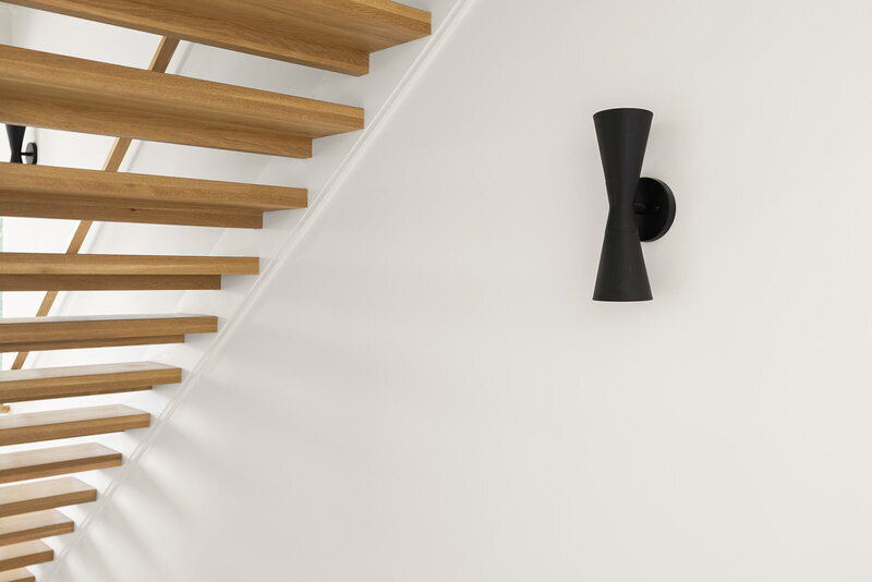 modern staircase open concept