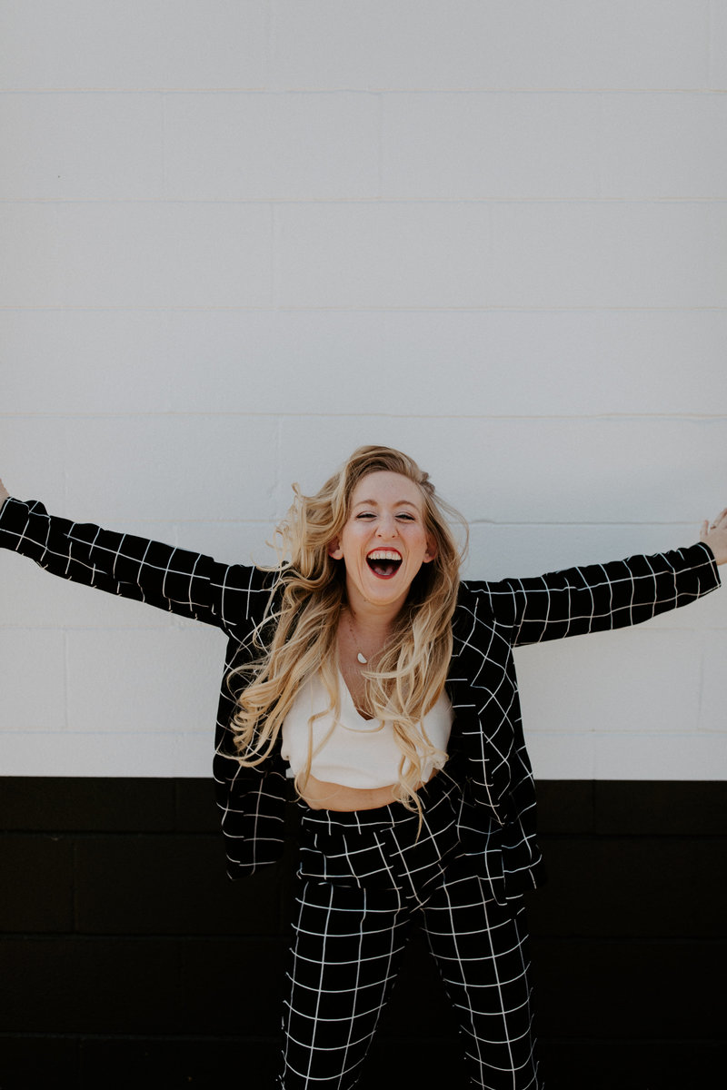 girl smiling
