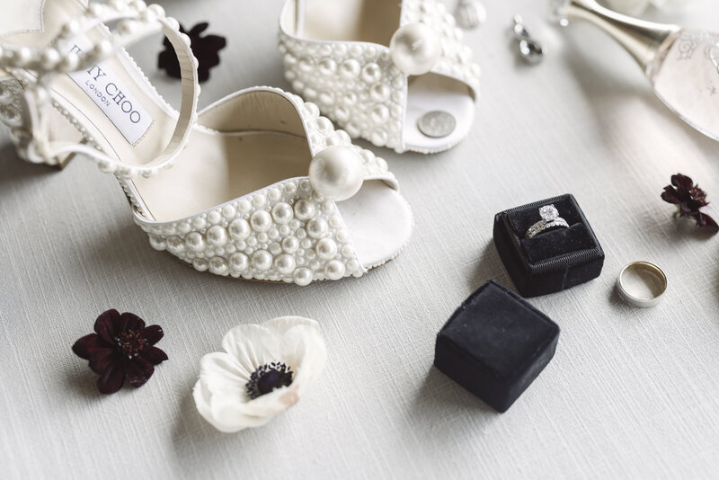 Jimmy Choo Wedding Shoes on Real Bride - Rock My Wedding