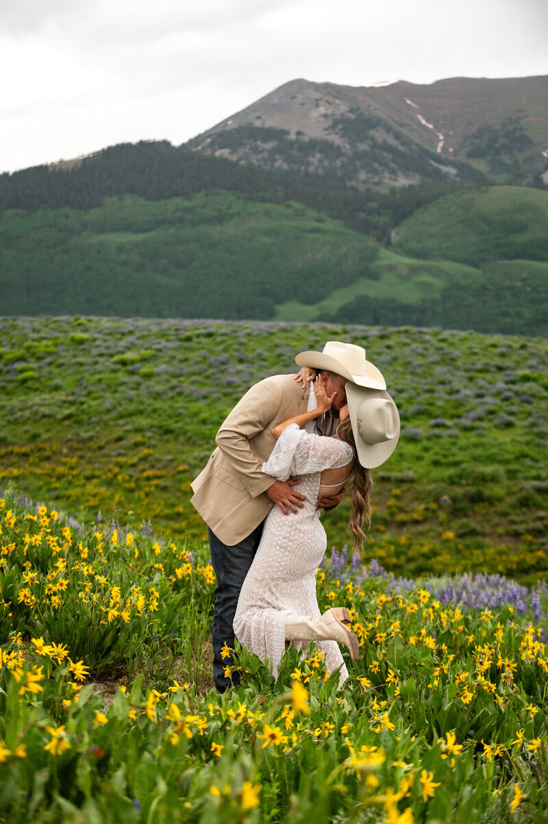 elopement wedding  Gothic Valley Crested Butte Colorado