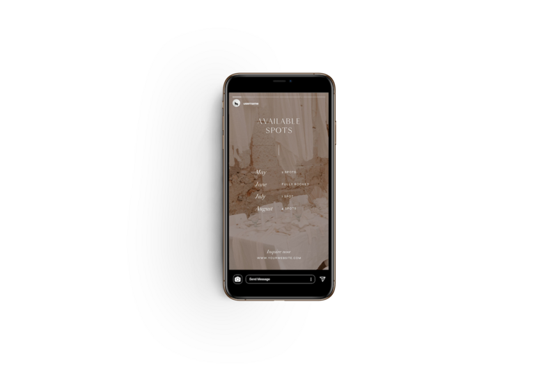 Elegant Instagram story templates Olive Oak 2