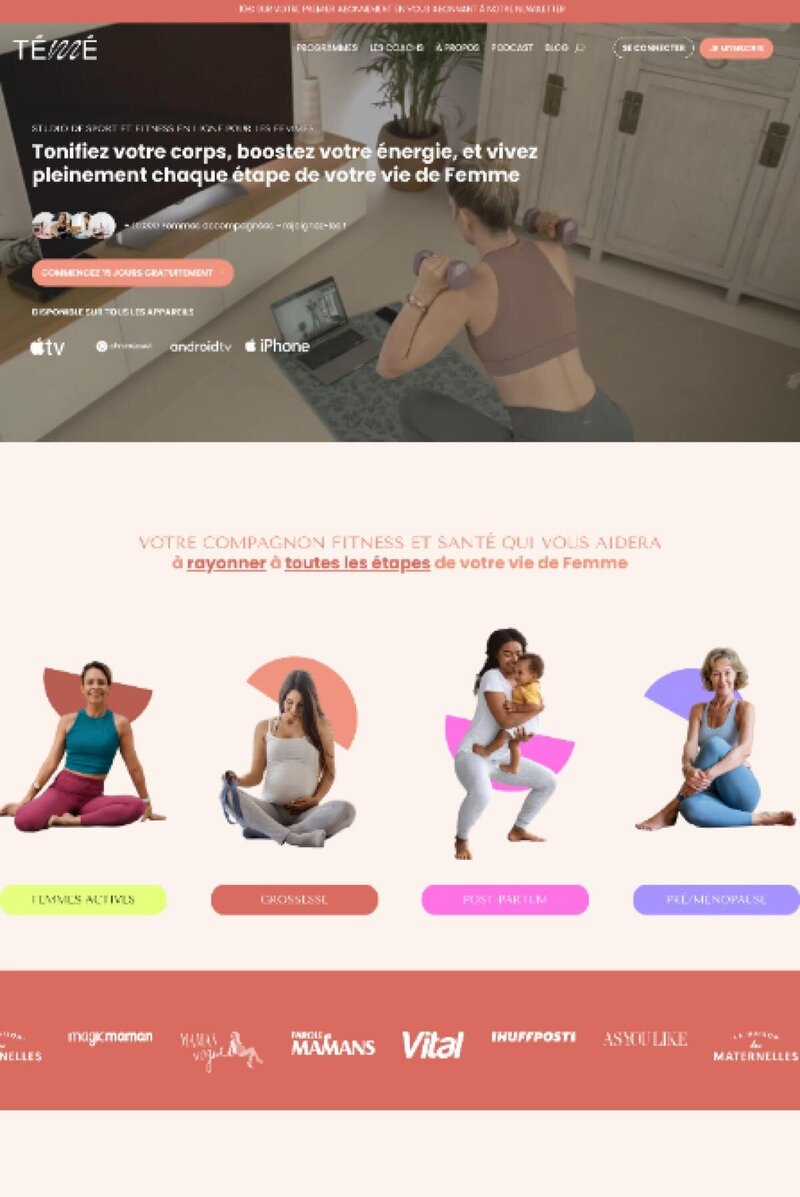 Template showit pour entrepreneur