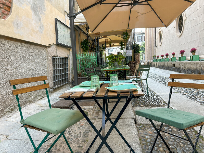 Outside View at Verde Salvia in Pavia, Italy