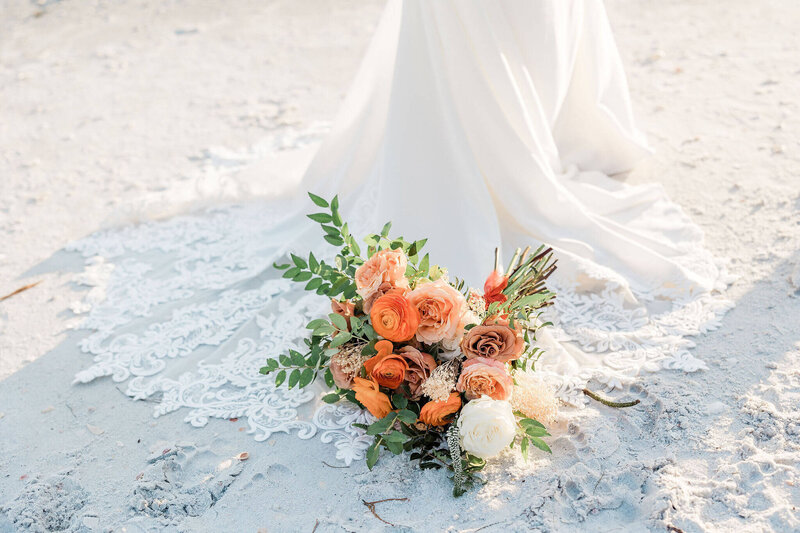 Arms of Persephone elopement bouquet in St. Pete