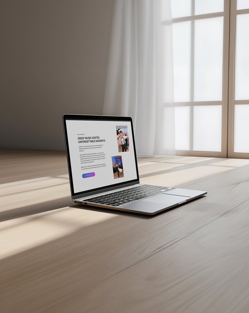 Honeysuckle House Showit template for wedding venues