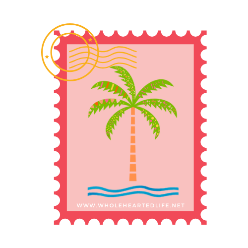 WHL Pink Travel Stamp