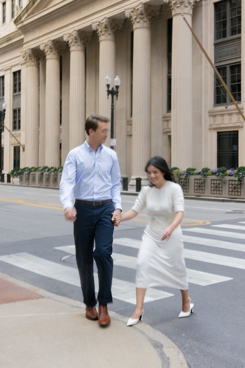 Chicago Art Institute Engagement Photography 037