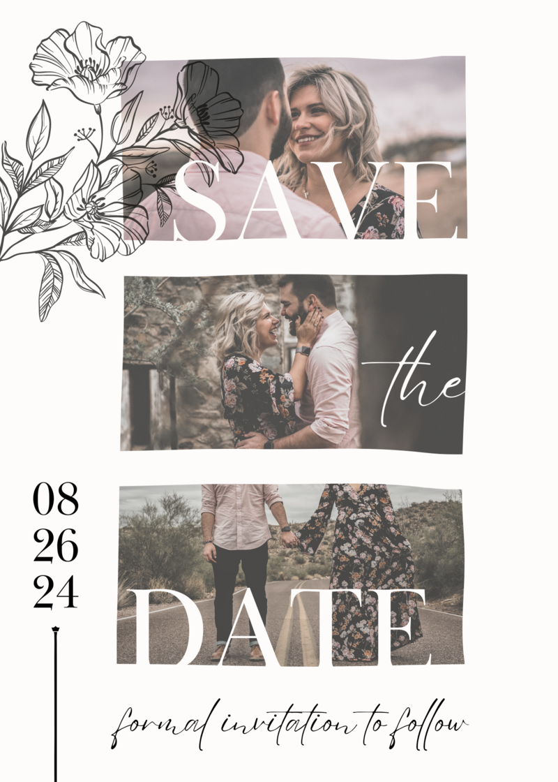 Floral Wedding Invitation Template-2