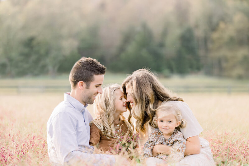 Family photos in Chattanooga's wheat fields