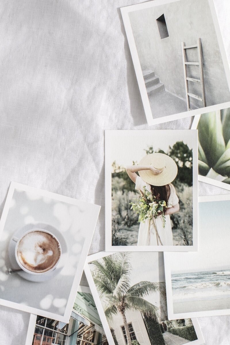 collage of photos for personal brand identity