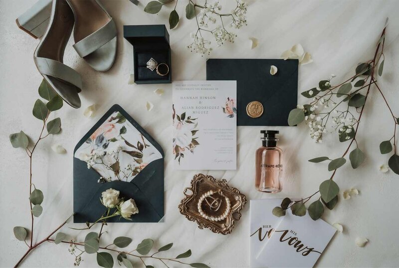 Wedding Photography and Videography Jacksonville FL Flatlay