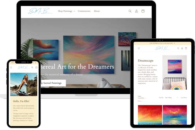 website for artist portfolio | example of artists web site portfolio | artist web sites templates | Portfolio for artists