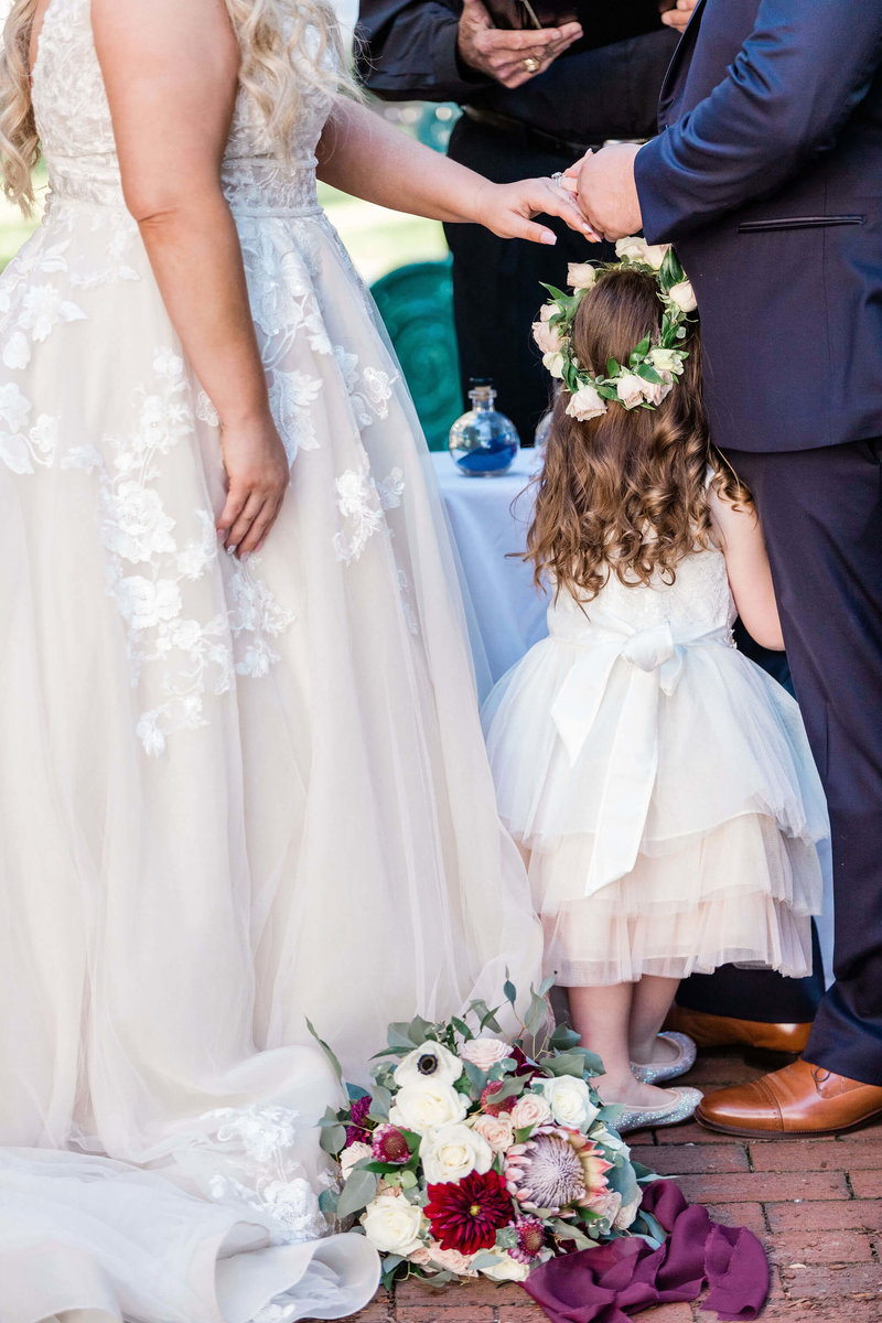 Nicole and Robert’s elopement in Lafayette Square with their kids