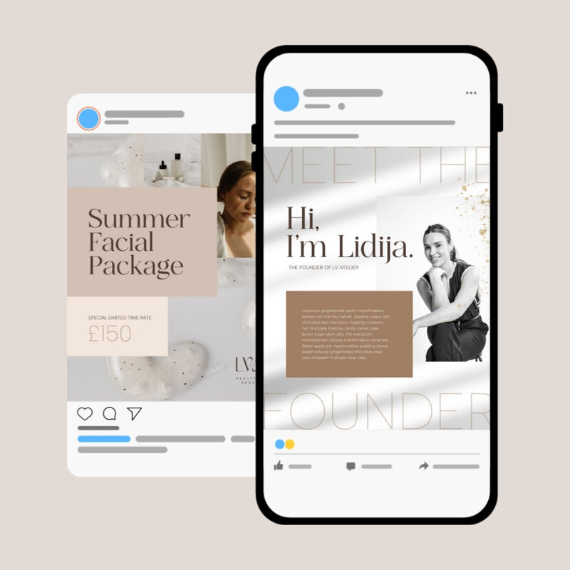 Elevated branding for a coach