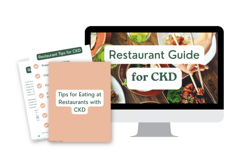 How to build balanced meals with CKD