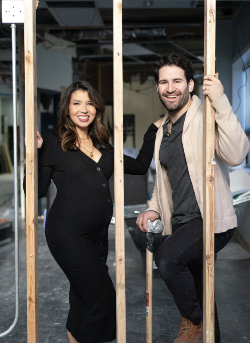 Owners of Bloom event venue, Brent and Christine Edelcup walk through the bones of their new endeavor