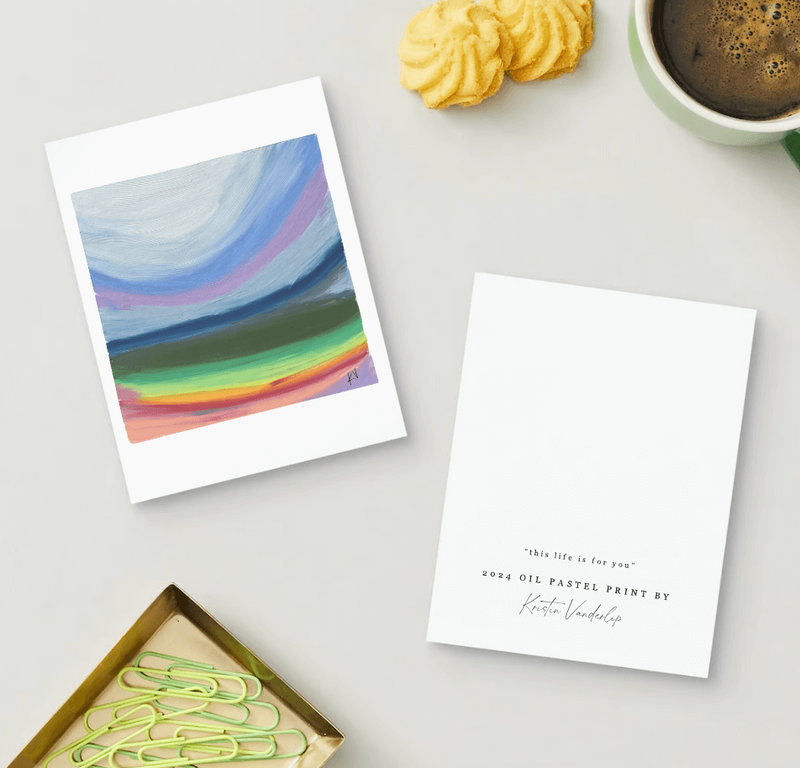 This life is for you mock up white desk