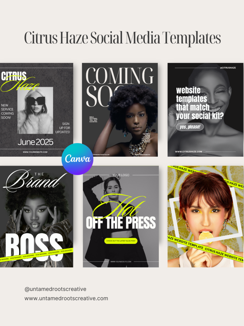 Luxurious, neutral website template for online coaches and mentors