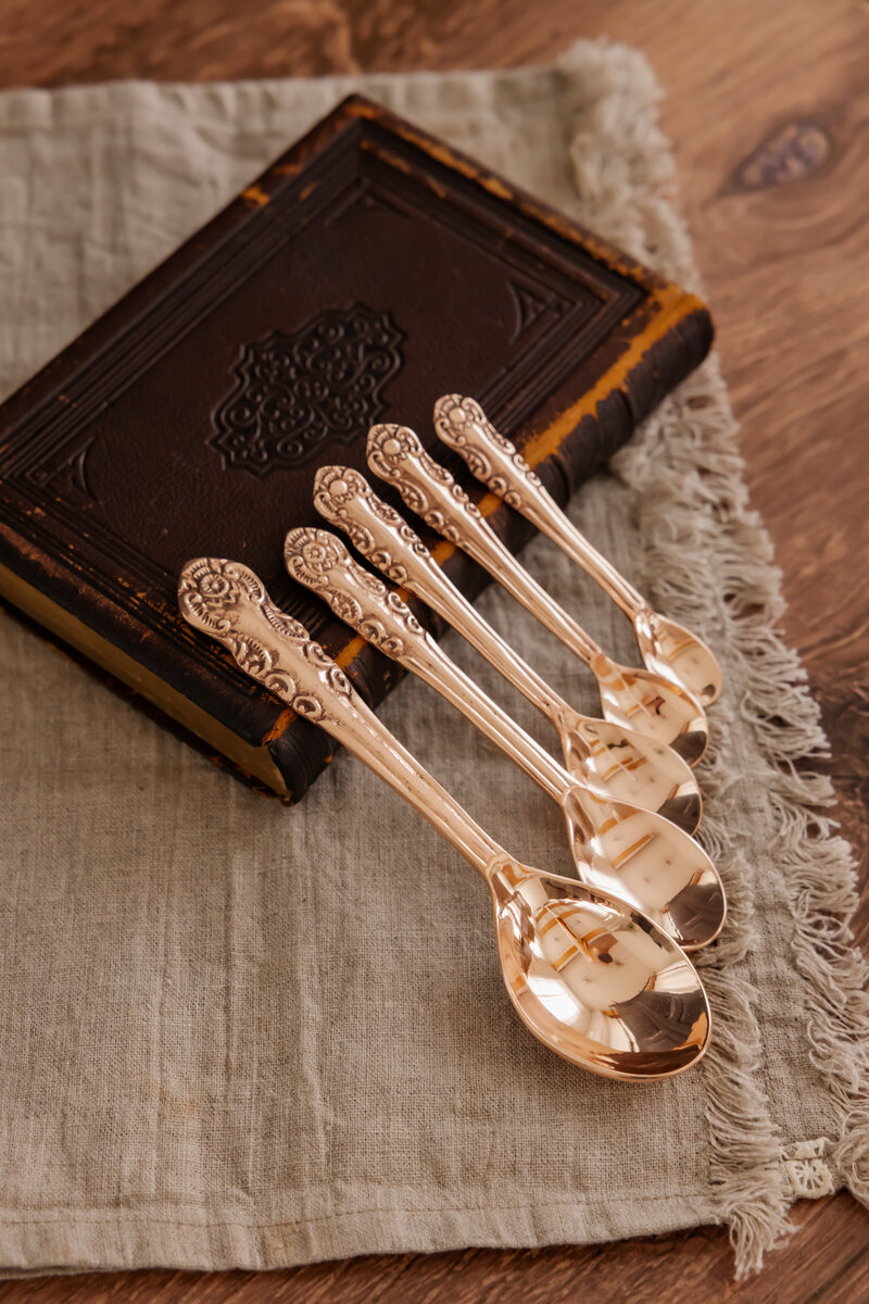 Coppermill Kitchen Copper Measuring Spoons set of 5