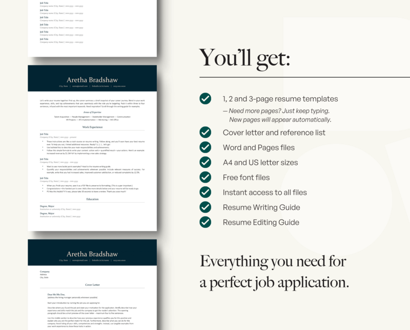 ATS-FRIENDLY RESUME + COVER LETTER