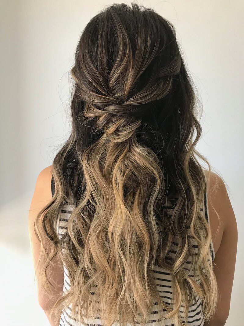 Bohemian Halfup Michelle Bang trial hair full right September 2021 picture