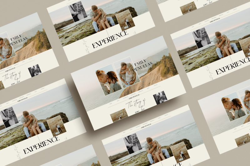 Showit template SoCal by Dunn Design Co